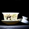 Juego de Té Kung Fu de Porcelana Blanca de Dehua Taza de Té Creativa de Panda Caja de Regalo Inauguración de Casa Viaje Conmemorativo Regalo Personal
