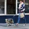 Spot de Fábrica Produtos para Pets Corda de Tração de Corrida Dupla Elástica Portátil Corda Telescópica Dupla para Cachorro Corrente de Cachorro Corda de Tração