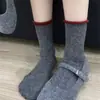 Estilo Preguiçoso~Meias de Lã Felpudas Coloridas Contrastantes Estilo Coreano Outono e Inverno Macias e Aconchegantes Fáceis de Usar e Versáteis Meias para Mulheres