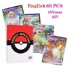 Tarjeta Pokémon VMAX Tarjeta VSTAR Pikachu Tarjeta Flash Pokémon PTCG Inglés Tarjeta de Juguete para Niños