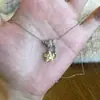 Collar de Estrella Amarillo Claro con Goteo de Aceite para Mujer 2024 Nuevo Estilo Exquisito Dulce Fresco Versátil Y2K Cadena para Clavícula