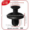 Adequado para Baoma Mitsubishi Motors, adequado para pára-choques Fender buckle C18