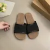 Sandalias planas tejidas estilo coreano para mujer, adecuadas para usar al aire libre, estilo bohemio de verano 2026, para combinar con faldas, sandalias casuales de playa