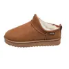 Botas de Nieve Cálidas de Invierno para Mujer 2026 Estilo Nuevo Comercio Exterior Gamuza Más Terciopelo Fondo Plano Engrosadas Zapatos de Algodón En Stock Venta al por Mayor 43