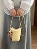 Bolsa Balde Estilo Coreano Shuai Mi Home para Mulheres, Bolsa para Celular, Novo Modelo Verão 2026, Bolsa de Ombro Transversal Fashion e Estilosa