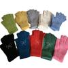 Lindos Guantes Cortos de Punto con Lazo de Amor con Pedrería Caliente para Estudiante Otoño e Invierno Estilo Coreano Ins para Exterior Viajar Montar Mujeres