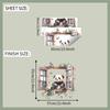 Divertido-b87 creativo ventana falsa panda mariposa dormitorio sala de estar hogar fondo embellecimiento pegatinas de pared decorativas al por mayor
