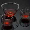 Patrón de ojo de martillo Vidrio Taza de feria de cristal Vidrio resistente al calor Juego de té Kung Fu japonés juego de accesorios fabricantes al por mayor