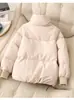 Chaqueta Acolchada de Algodón Engrosado para Mujer, Abrigo de Invierno de Algodón de Alta Gama, Chaqueta Acolchada Holgada, Abrigo Corto de Invierno, Cálido A9361
