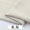 Tecido de algodão e linho com juntas de bambu cor lisa literário leve e fino tecido para vestuário de algodão e linho textura de algodão com juntas de bambu tecido amassado