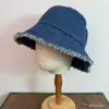 Sombrero de pescador para mujer con flecos de mezclilla, estilo japonés vintage, adelgazante, sombrero tipo cubo versátil, sombrero de sol transpirable, sombrero casual para protección solar