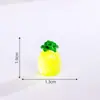 Micro-paisagem Simulação Fruta Legume Alimento Luminous Brinquedo Saco Surpresa DIY Presilha de Cabelo Círculo Decoração Acessórios Mini Pequenos Enfeites