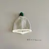 Gorros para niños para otoño e invierno, gorros de punto, gorritos elegantes para bebés, gorros con chupete, gorros cálidos de pullover
