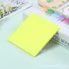 Color fluorescente lindo personaje de dibujos animados nota adhesiva transparente desprendible bloc de notas adhesivo desprendible nota n veces nota nota lote