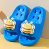 Pantuflas Huecas Drenantes de Agua para Niños, Adecuadas para Todas las Estaciones, Baño Interior Antideslizantes Sandalias de EVA para Niños