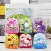 Monedero Mochila Mini Sanrio Kuromi My Melody Cinnamoroll Colgante de Gato Llavero Bolsa Estuche para Auriculares