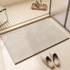 Tapetes de Banheiro Transfronteiriços, Resistentes a Manchas, Absorventes de Água, Secagem Rápida, Antiderrapantes, Tapetes de Banheiro de Lama Diatomácea, Dropshipping