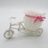 Yongshenghua DIY Hecho a Mano Cesta de Mini Adornos Triciclo de Boda Cesta Triciclo Creativo Cesta de Adornos de Mimbre