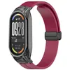 Adequado para capa metálica e pulseira de silicone Xiaomi Mi Band 10, pulseira de silicone com fecho magnético dobrável Xiaomi Mi Band 89nfc