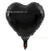 Globos de Papel de Aluminio en Forma de Corazón de 18 Pulgadas, Color Único, Suministros para Decoración de Bodas y Día de San Valentín, Globos Lisos en Forma de Corazón para Arreglos de Cumpleaños