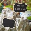 Artesanías de madera pizarra pequeña de doble cara colgante de cuerda de cáñamo decoración diaria para el hogar colgante pequeño tarjeta de decoración de bienvenida DIY