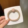 Diadema 2023 nueva banda de goma para el pelo de mujer, cuerda para atar el pelo, simple, elegante, alta elasticidad, duradera, cubierta de cuero, banda para el pelo, tocado