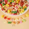Mini comida de simulación para jugar, olla caliente, material DIY, guarniciones, ingredientes de maíz, comida de resina, pasador de pelo, accesorios hechos a mano