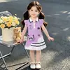 Vestido de Princesa Kuromi para Niñas Verano Vestido Plisado Infantil Nuevo 2026 Lindo Bebé Niña Vestido Súper Bonito
