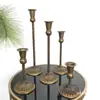 Candelabro de hierro forjado Portavelas retro europeo Portavelas de Amazon Decoración de boda Soporte para velas Cena a la luz de las velas
