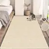 Felpudo de Yute Sintético para Comercio Exterior Alfombra de Dormitorio junto a la Cama Almohadilla para Pies Absorbente de Golpes y Eliminadora de Suciedad Alfombra de Sala de Estar Alfombra para Mesa de Café de Sofá Venta al por Mayor