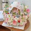 Formato de Ovo Criativo Casca Quebrada Embalagem de Flores DIY Presente de Aniversário Embalagem de Bolo de Flores Venda por Atacado