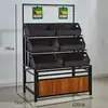 Estanterías para Exhibición de Frutas y Verduras de Supermercado, Estantes Creativos de Múltiples Niveles para Verduras, Estanterías Comerciales para Tiendas de Conveniencia, Estantes para Frutas y Verduras