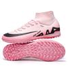 2025 Novo Cross-Border Moda Juvenil Estudantil Masculina e Feminina Cano Alto Espigão Longo Sapatos de Futebol Fabricante Vendas Diretas e Entrega