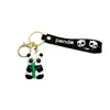 Chaveiro Pingente Criativo Celebridade da Internet Fofo Panda Vermelho de Bambu Presente para Crianças Acessórios para Mochila de Casal Venda por Atacado