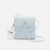 Bolso Cubo para Mujer, Patrón Acolchado, Nuevo Tendencia Otoño 2026, Versátil Bolso de Hombro Cruzado, Bolso para Teléfono de Viaje, Mini Bolso para Teléfono