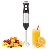 Batidora de cocina manual multiusos de acero inoxidable con 2 cuchillas, máquina de cocina multi-función, máquina para suplementos alimenticios de bebé