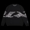 Tendência de Rua Europeia e Americana Retrô Ins Suéter de Tricô Masculino e Feminino Pulôver Solto Y2K Suéter Jacquard