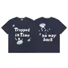Marca Tendência Transfronteiriça Broken Planet Bp Estamparia com Espuma Alta Qualidade Manga Curta Europeia e Americana High Street Camiseta de Manga Curta para Casal Atacado