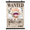 Fábrica con certificación SGS de Dongguan, póster periférico secundario de Luffy con impresión de tela con imagen colgante de pergamino animado de One Piece