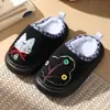 Chinelos de algodão infantis, para meninos e meninas, coleção outono/inverno 2026, chinelos antiderrapantes para ambientes internos para crianças e bebês, estilo transfronteiriço