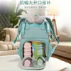 Bolsa Maternidade e Bebê com Grande Capacidade, Mochila Nova Estilosa, Compartimento Traseiro Conveniente para Mamadeiras, Bolsa Térmica para Mamãe, Bolsa de Viagem Noturna