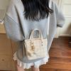 Bolso y Bolso Cruzado de Nuevo Diseño de Nicho 2026, Moderno para el Trabajo y los Viajes Diarios, Elegante Bolso Cubo, Bolso de Hombro de Cuadros de Moda
