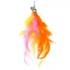 Juguete para Gatos Palo Atrapador con Ventosa, Caña Larga, Pluma, Cascabel, Resistente a Rayones, Resistente a Mordeduras, Directo de Fábrica, en Stock