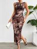 Comercio Exterior Ropa de Mujer Transfronterizo Temu Estación Independiente Shein Amazon Vestido Elegante Delgado Sin Mangas