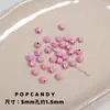 Amor Estrella Higo Estrella de Cinco Puntas Pulsera de Aleación Linda Cadena para Teléfono Móvil Cuentas Pendientes de Colores para DIY Cuentas