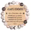 Pulsera de Morganita Caliente Transfronteriza Zebra Rosa Enviar a Amigos Mayores Pulsera de Pareja Tarjeta de Moda