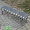 Banco de Acero Inoxidable Banco de Ocio Banco de Tienda de Ropa Vestidor Taburete de Descanso Comedor Comedor Taburete de Comedor Taburete de Espera Adulto