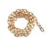 Corrente para bolsa de ombro transversal de metal quadrada e oval para roupas acessórios de corrente para bolsa de ombro de reposição feminina