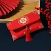 Estilo chinês casamento noivado universal festivo dez mil yuans envelope vermelho casamento chá trocado envelope vermelho palavra feliz está selada
