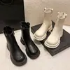 Estilo Clásico Comercio Electrónico Transfronterizo Exportación Modernas Botas de Estilo Martin Adelgazantes Versátiles Elegantes Comercio Exterior Más Vendido Botas de Cuero de Alta Calidad